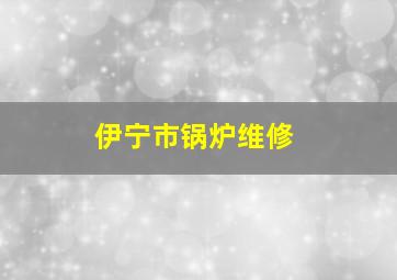 伊宁市锅炉维修