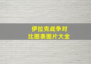 伊拉克战争对比图表图片大全