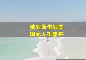 俄罗斯击毁美国无人机事件