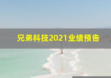 兄弟科技2021业绩预告