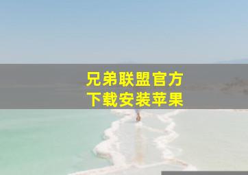 兄弟联盟官方下载安装苹果