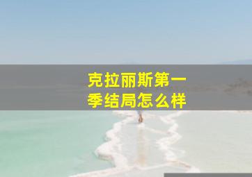 克拉丽斯第一季结局怎么样