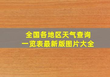 全国各地区天气查询一览表最新版图片大全