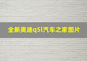 全新奥迪q5l汽车之家图片