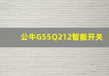 公牛G55Q212智能开关