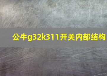 公牛g32k311开关内部结构