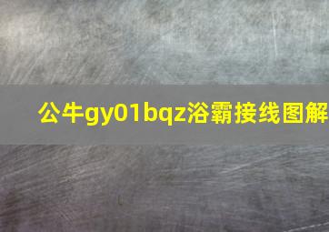 公牛gy01bqz浴霸接线图解