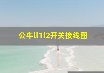 公牛ll1l2开关接线图