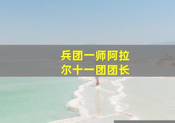 兵团一师阿拉尔十一团团长