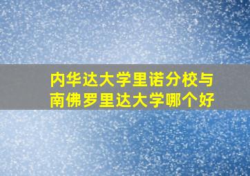 内华达大学里诺分校与南佛罗里达大学哪个好