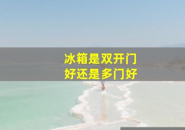 冰箱是双开门好还是多门好