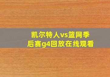 凯尔特人vs篮网季后赛g4回放在线观看