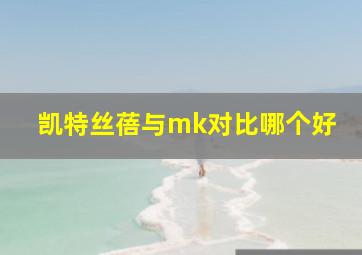 凯特丝蓓与mk对比哪个好