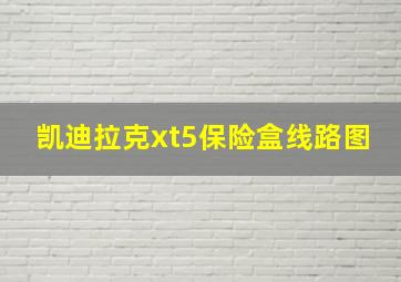 凯迪拉克xt5保险盒线路图