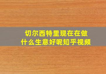 切尔西特里现在在做什么生意好呢知乎视频