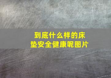 到底什么样的床垫安全健康呢图片