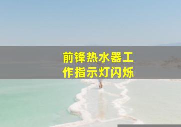 前锋热水器工作指示灯闪烁