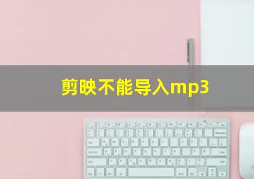 剪映不能导入mp3