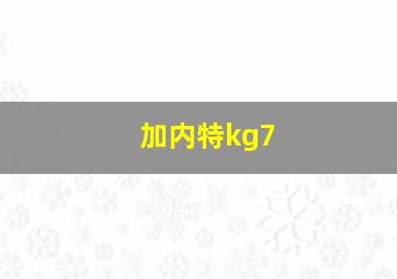 加内特kg7