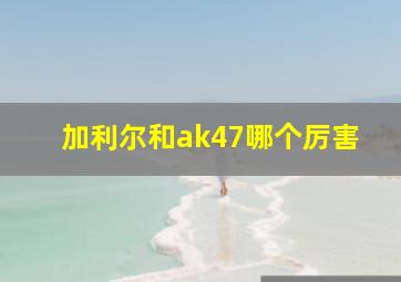 加利尔和ak47哪个厉害