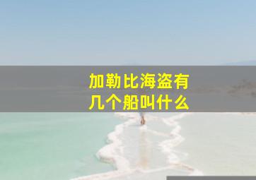 加勒比海盗有几个船叫什么