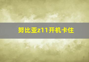 努比亚z11开机卡住