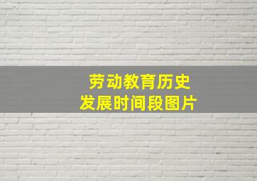 劳动教育历史发展时间段图片