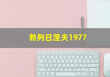 勃列日涅夫1977