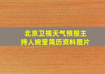 北京卫视天气预报主持人婉莹简历资料图片