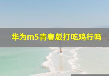 华为m5青春版打吃鸡行吗