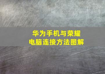 华为手机与荣耀电脑连接方法图解