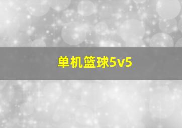 单机篮球5v5