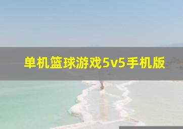 单机篮球游戏5v5手机版