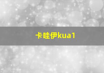 卡哇伊kua1