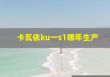 卡瓦依ku一s1哪年生产