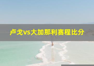 卢戈vs大加那利赛程比分