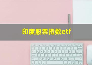 印度股票指数etf