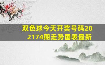 双色球今天开奖号码202174期走势图表最新