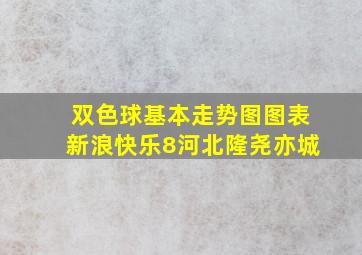 双色球基本走势图图表新浪快乐8河北隆尧亦城