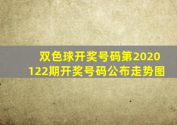 双色球开奖号码第2020122期开奖号码公布走势图