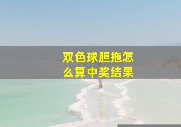 双色球胆拖怎么算中奖结果