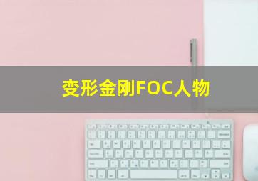 变形金刚FOC人物