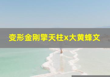 变形金刚擎天柱x大黄蜂文