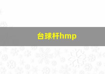 台球杆hmp