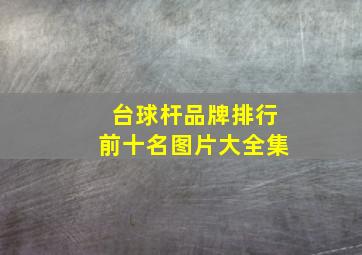 台球杆品牌排行前十名图片大全集