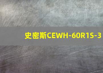 史密斯CEWH-60R1S-3