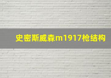 史密斯威森m1917枪结构