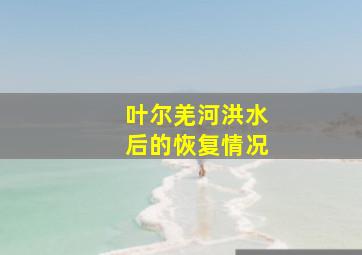 叶尔羌河洪水后的恢复情况