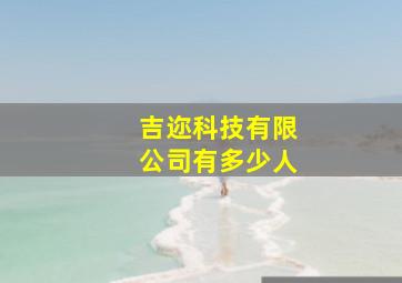 吉迩科技有限公司有多少人