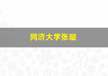 同济大学张璇